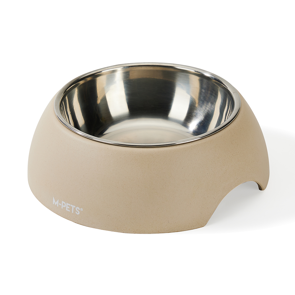 M-PETS Eco Bamboo Bowl Sand