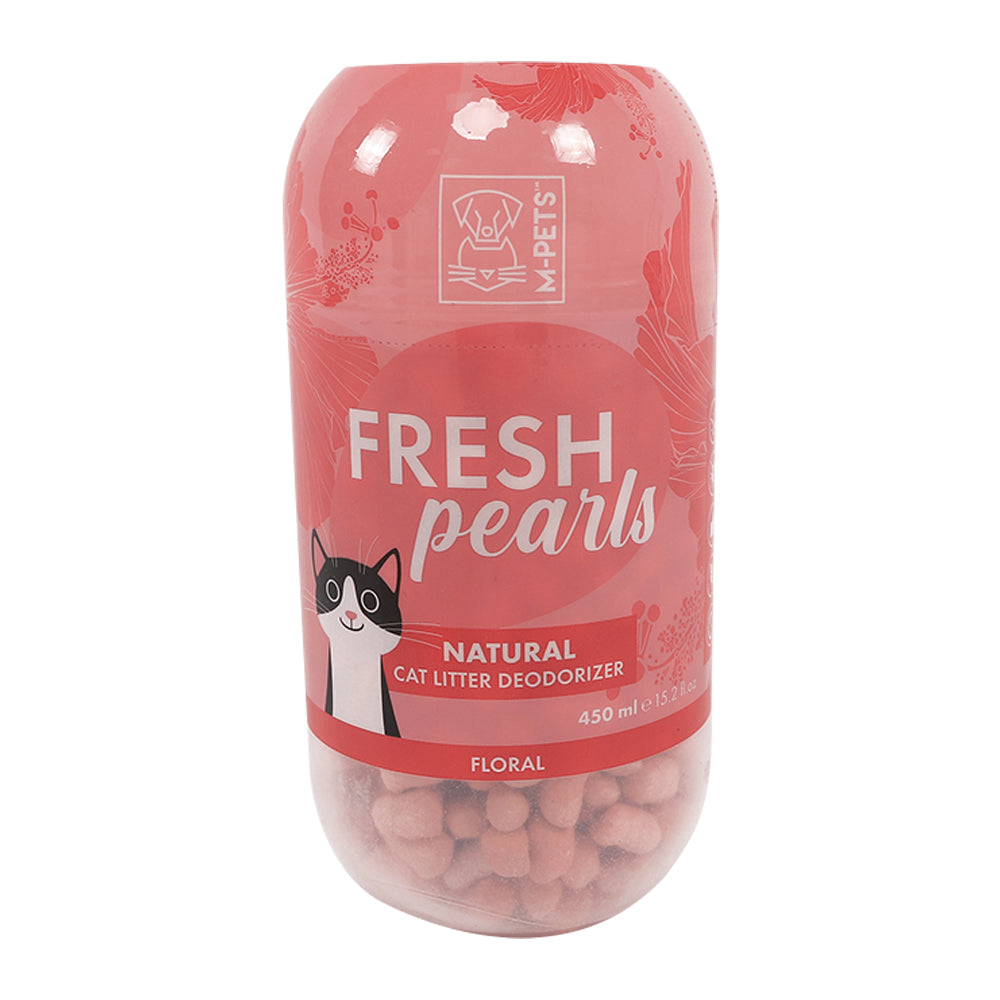 M-PETS Fresh Pearls Natural Cat Litter Deodorizer Floral 450ml