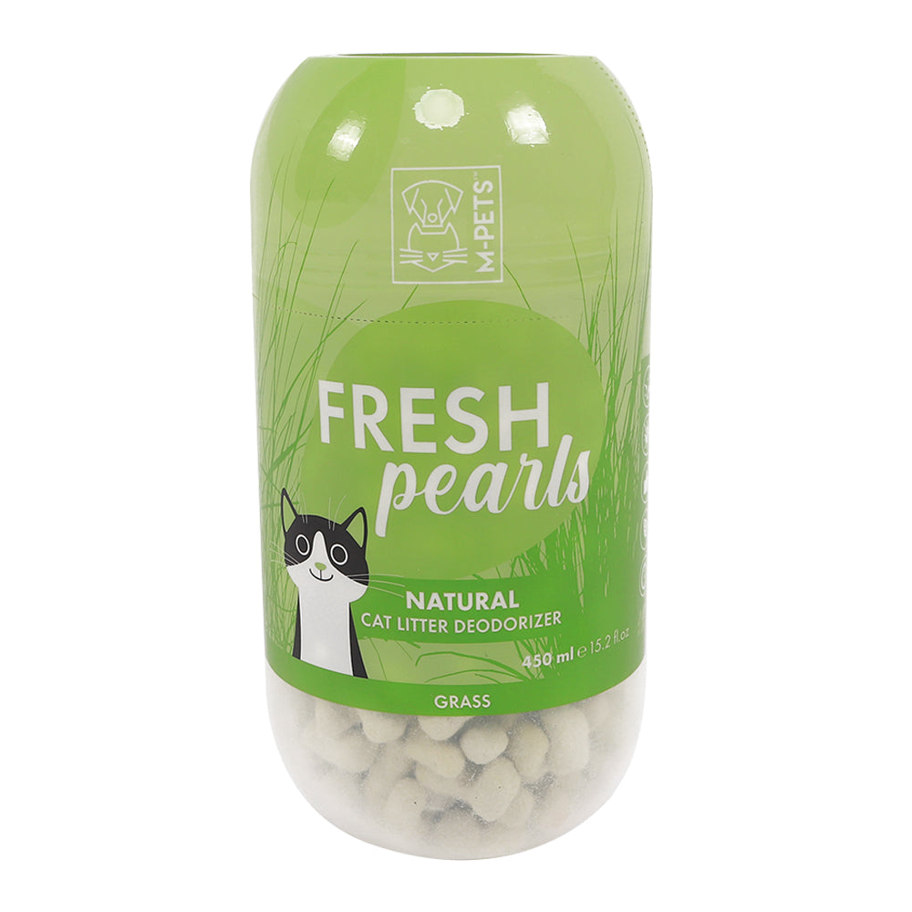 M-PETS Fresh Pearls Natural Cat Litter Deodorizer Grass 450ml