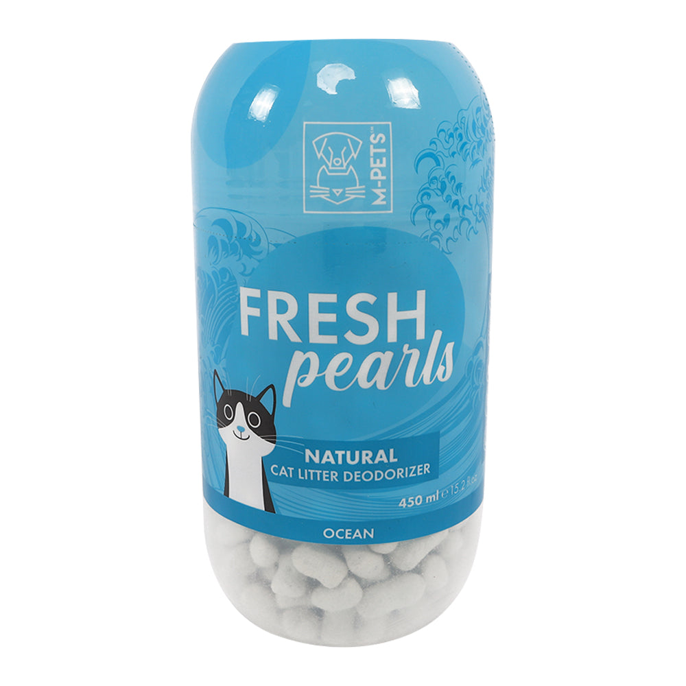 M-PETS Fresh Pearls Natural Cat Litter Deodorizer Ocean 450ml