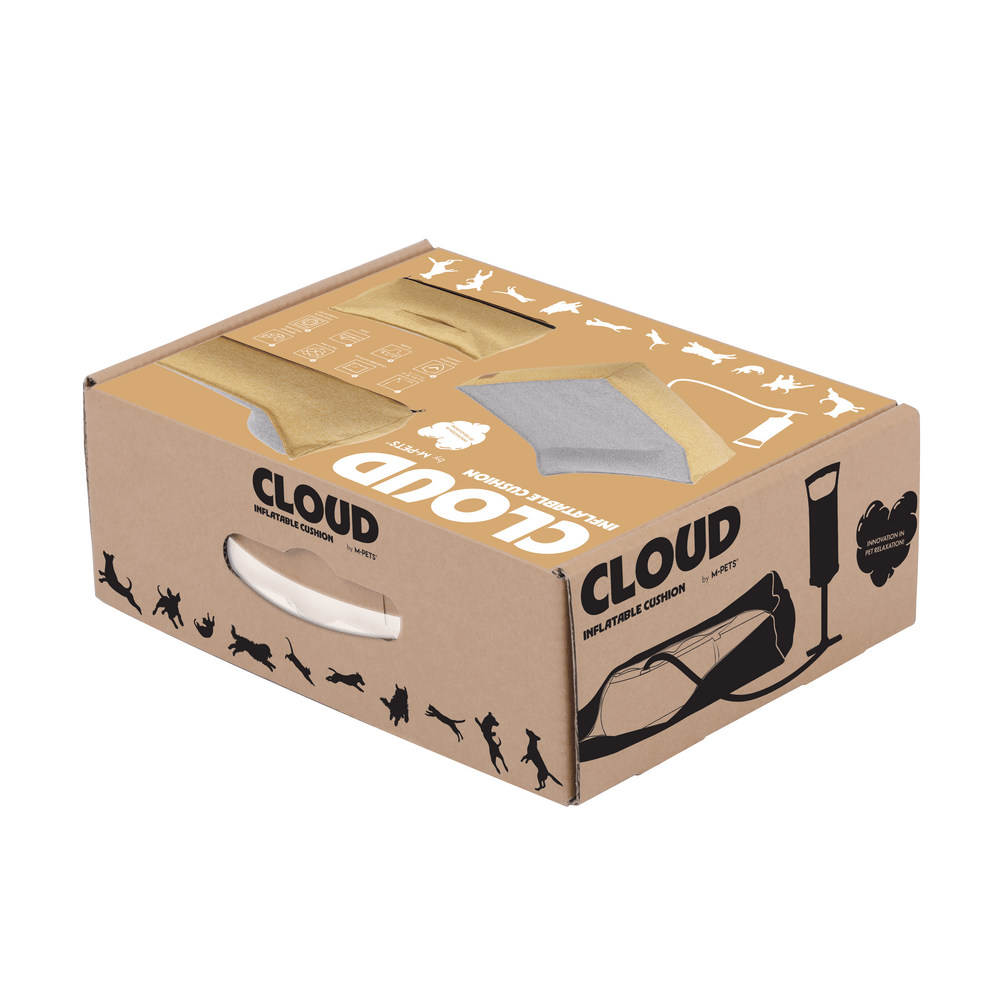 M-PETS Cloud Inflatable Pet Cushion Golden Mist