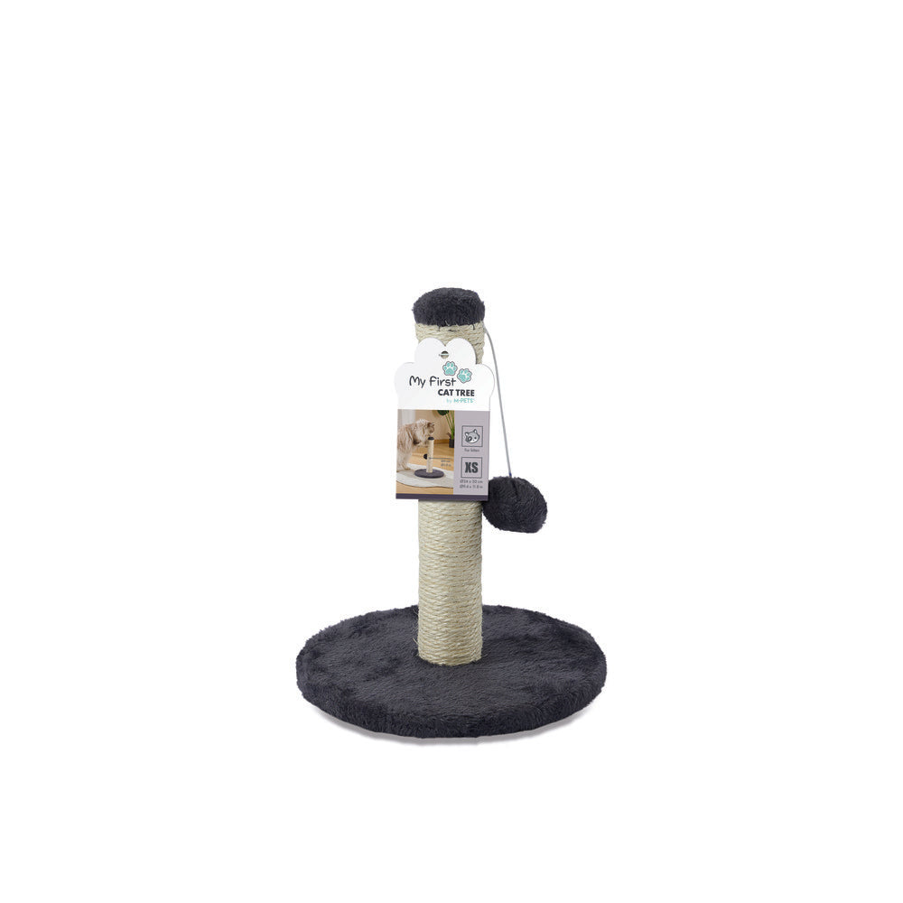 M-PETS My First Cat Tree Pompom Dark Grey