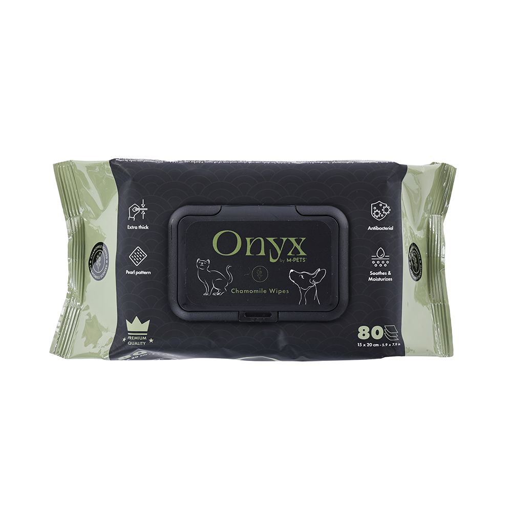 M-PETS Onyx Pet Wipes Chamomile Scented 80pcs