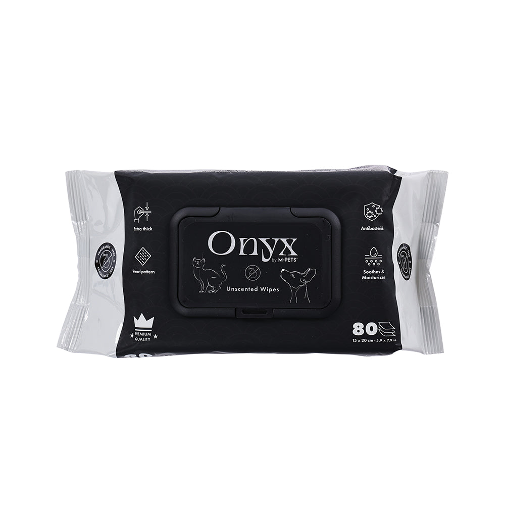 M-PETS Onyx Pet Wipes Unscented 80pcs
