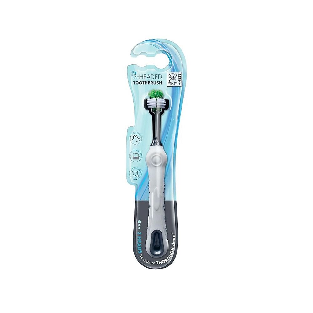 M-Pets 3-Headed Toothbrush