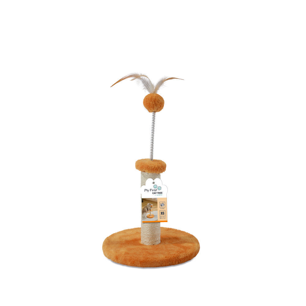 M-PETS My First Cat Tree Feather Orange