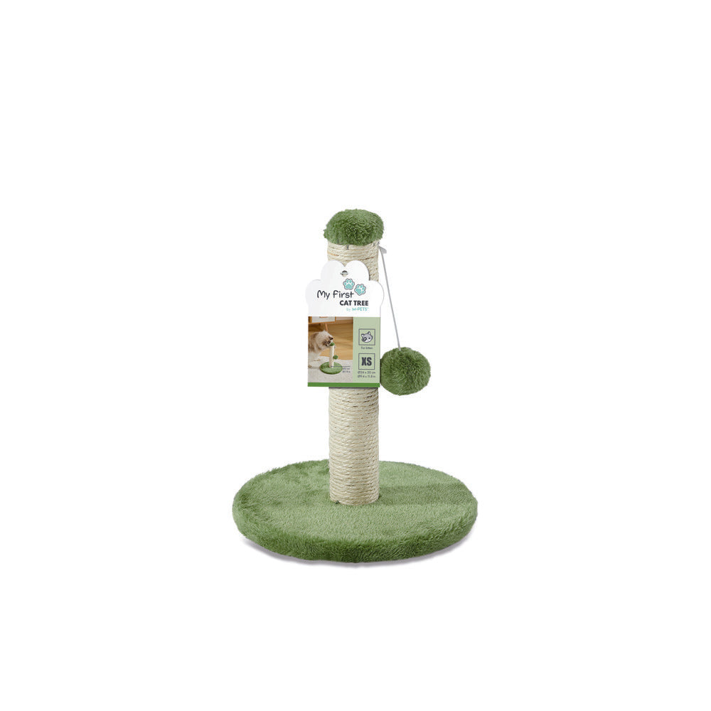 M-PETS My First Cat Tree Pompom Green