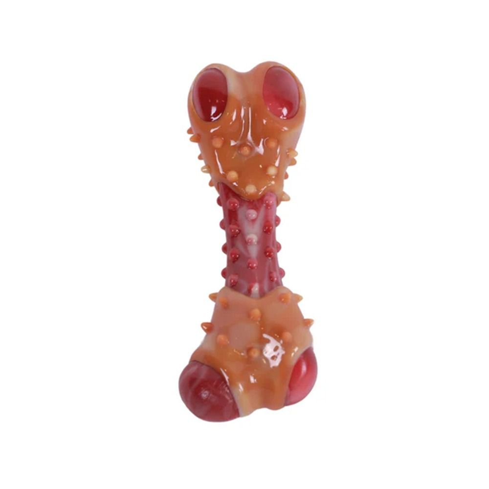 M-Pets Carnivore Meaty Bone Bacon Flavor Dog Toy