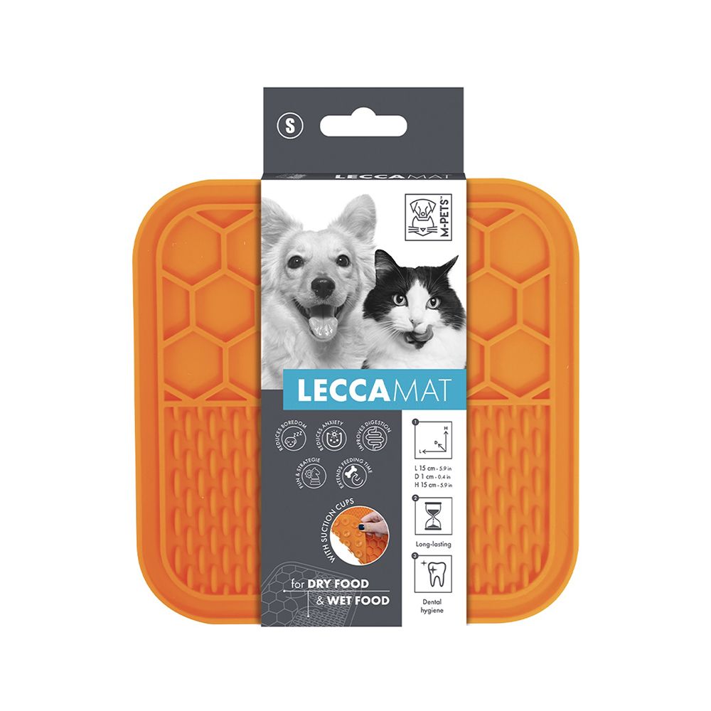 M-Pets Lecca Food Mat - Orange
