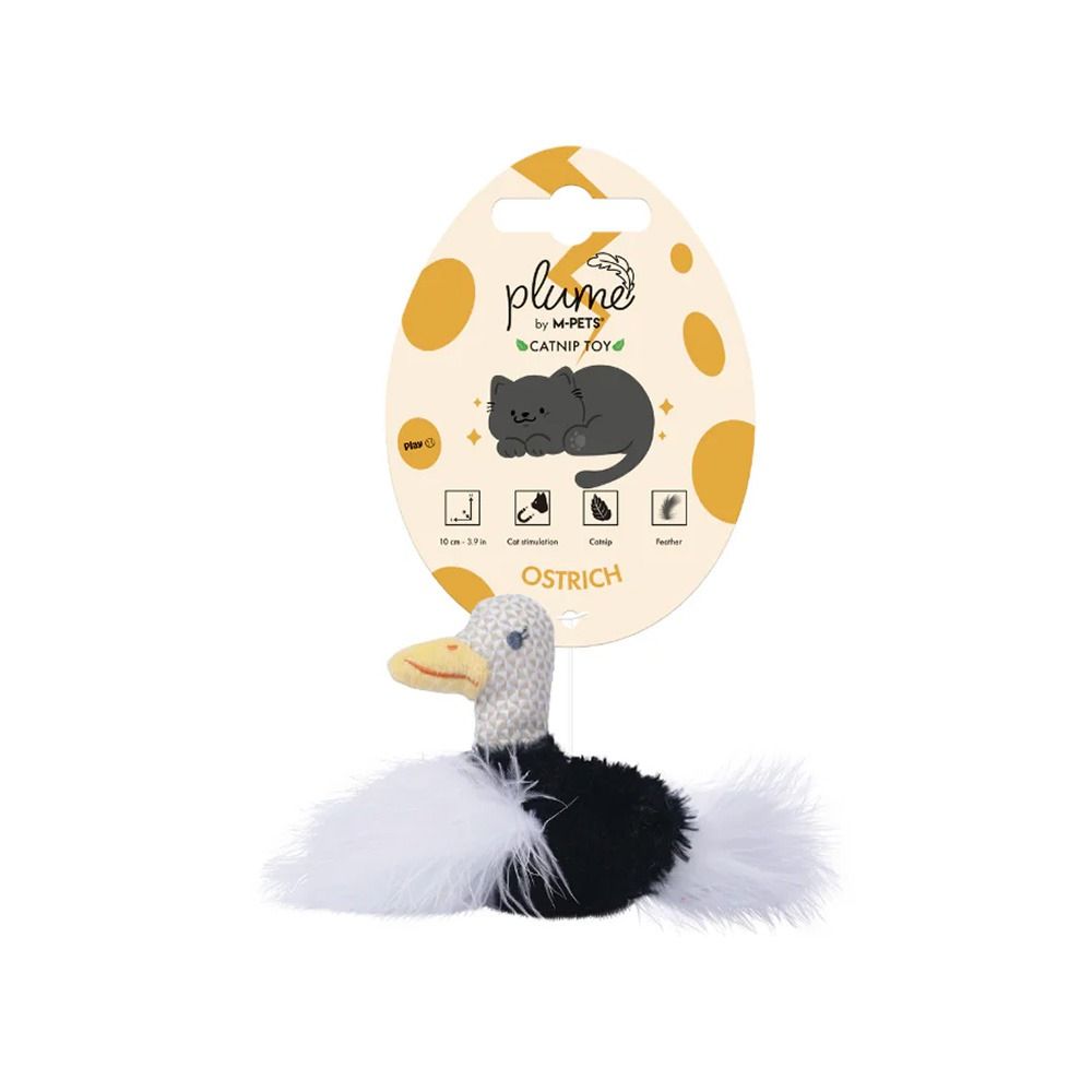 M-Pets Plume Ostrich Catnip Cat Toy