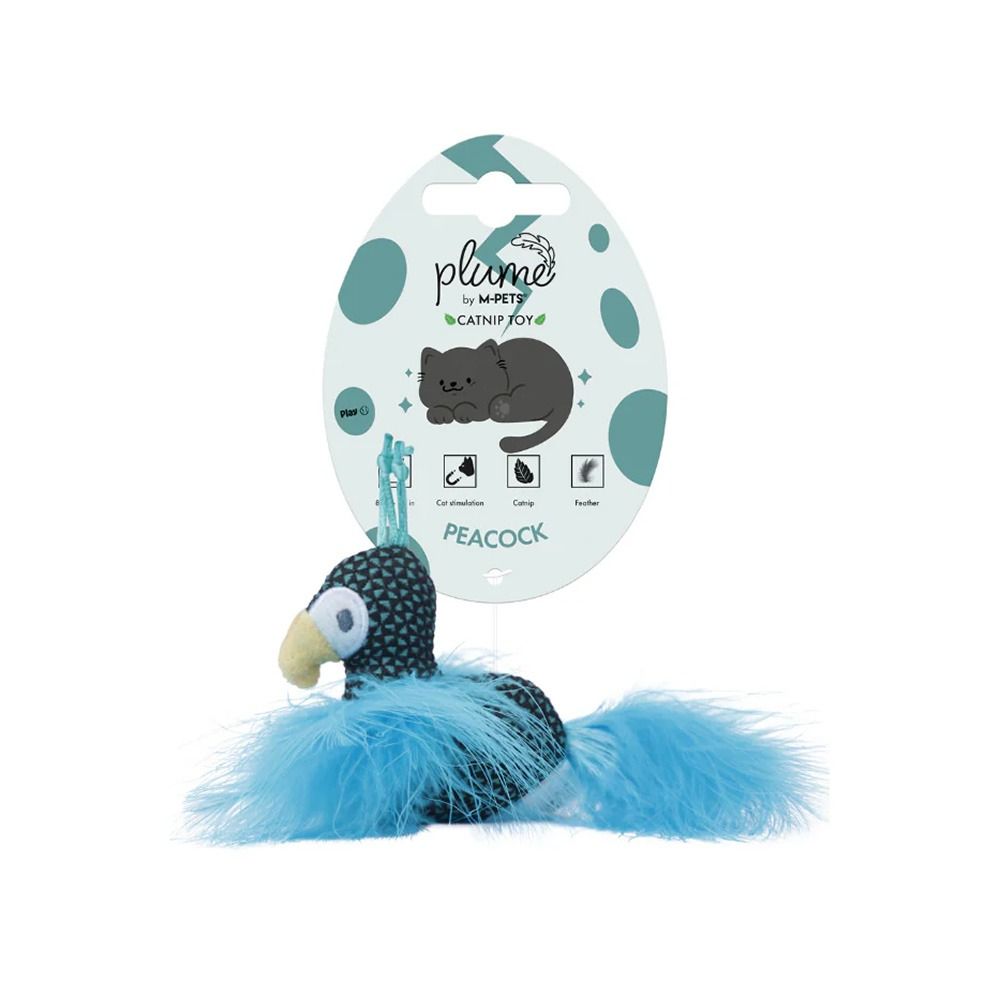 M-Pets Plume Peacock Catnip Cat Toy