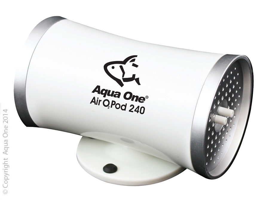 Aqua One Air O2 Pod 240 Air Pump Twin Outlet 2 X 120l/hr
