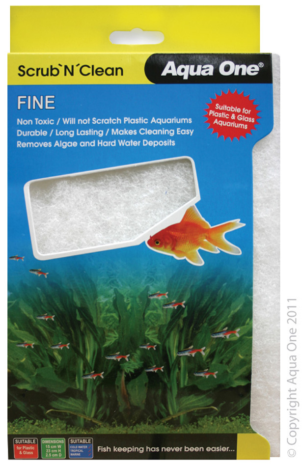 Aqua One Scrub N Clean Algae Pad Fine Large
