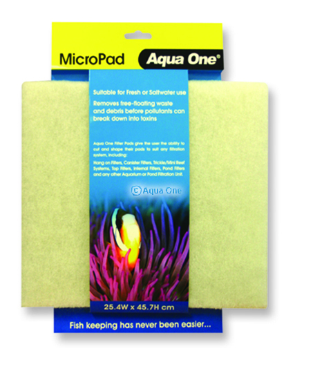 Aqua One Micro Pad – Self Cut Filter Pad 25.4 W X 45.7cm L