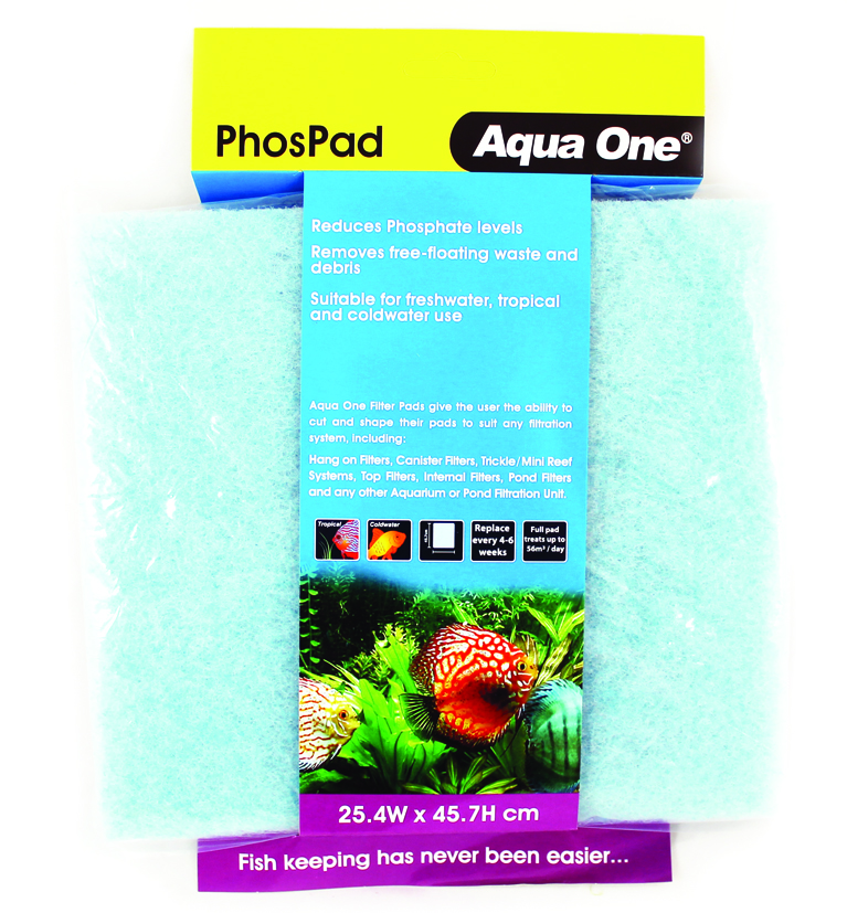 Aqua One Phos Pad – Self Cut Filter Pad 25.4 W X 45.7cm H