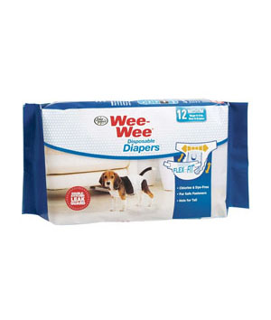 Four Paws Wee-Wee Disposable Diapers,