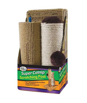 Four Paws Sisal/Carpet Cat Scratcher 21″ inches