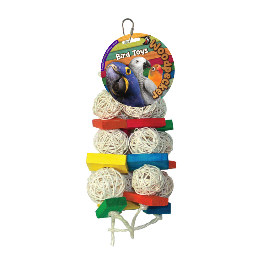 Woodpecker Bird Toy Fishing Nets 25*12*12 Cm