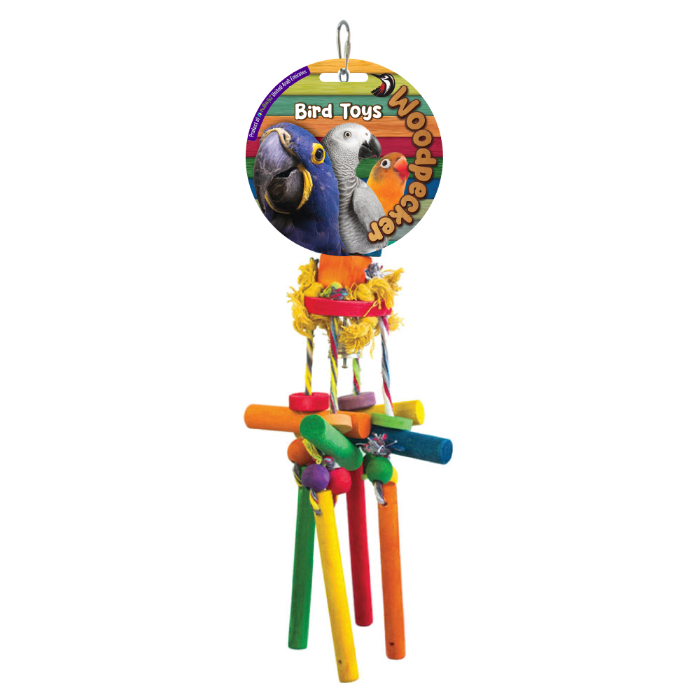 Woodpecker Bird Toy The Bungee 42*10 Cm