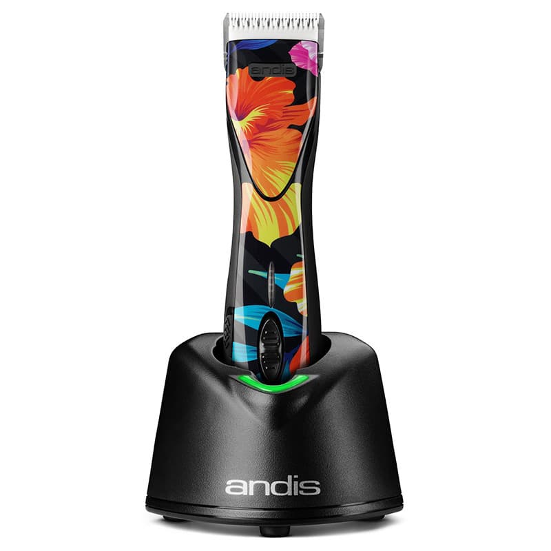 ANDIS DBLC-2 Pulse ZR II 5-Speed, Detachable Blade Clipper, Cordless, Lithium Ion Battery - Flora (Includes extra battery)