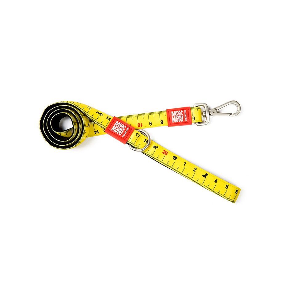 Max and Molly Short Dog Leash - Ruler