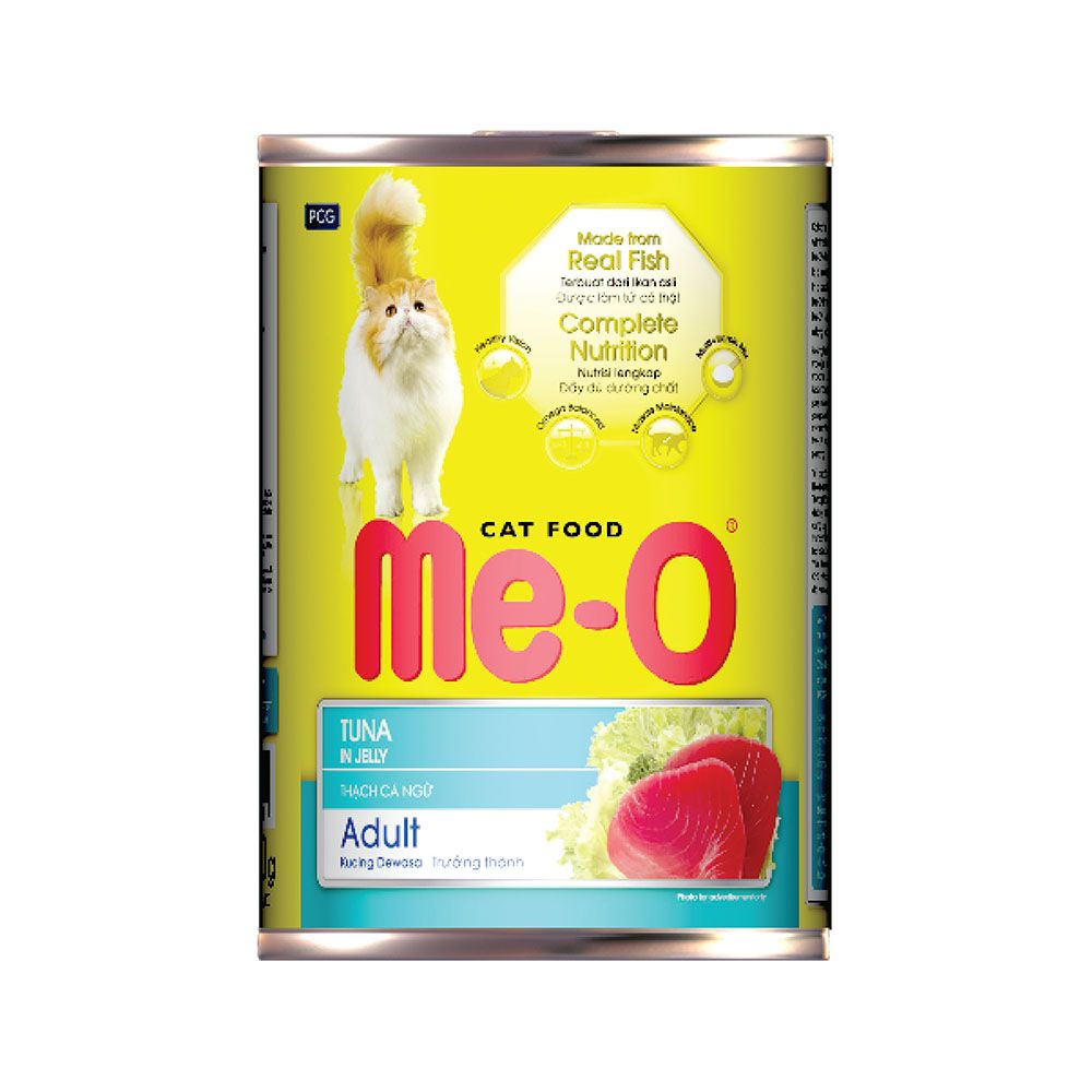 Me-O Tuna In Jelly Adult Canned Cat Food - 400 g