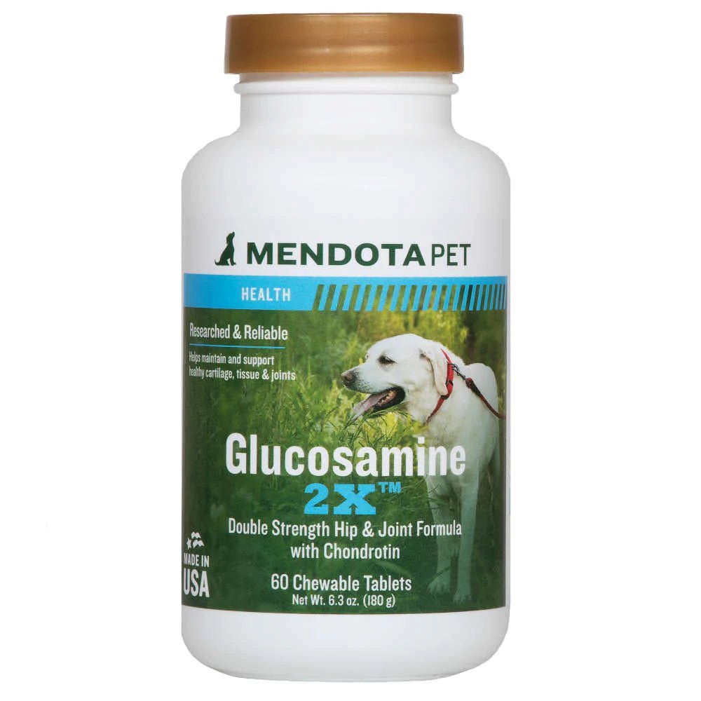 Mendota Pet Glucosamine 2x - 60 Tablets
