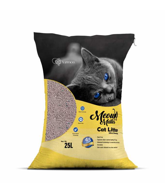 Meow Mates Bentonite Cat Litter - 25L(20kg)