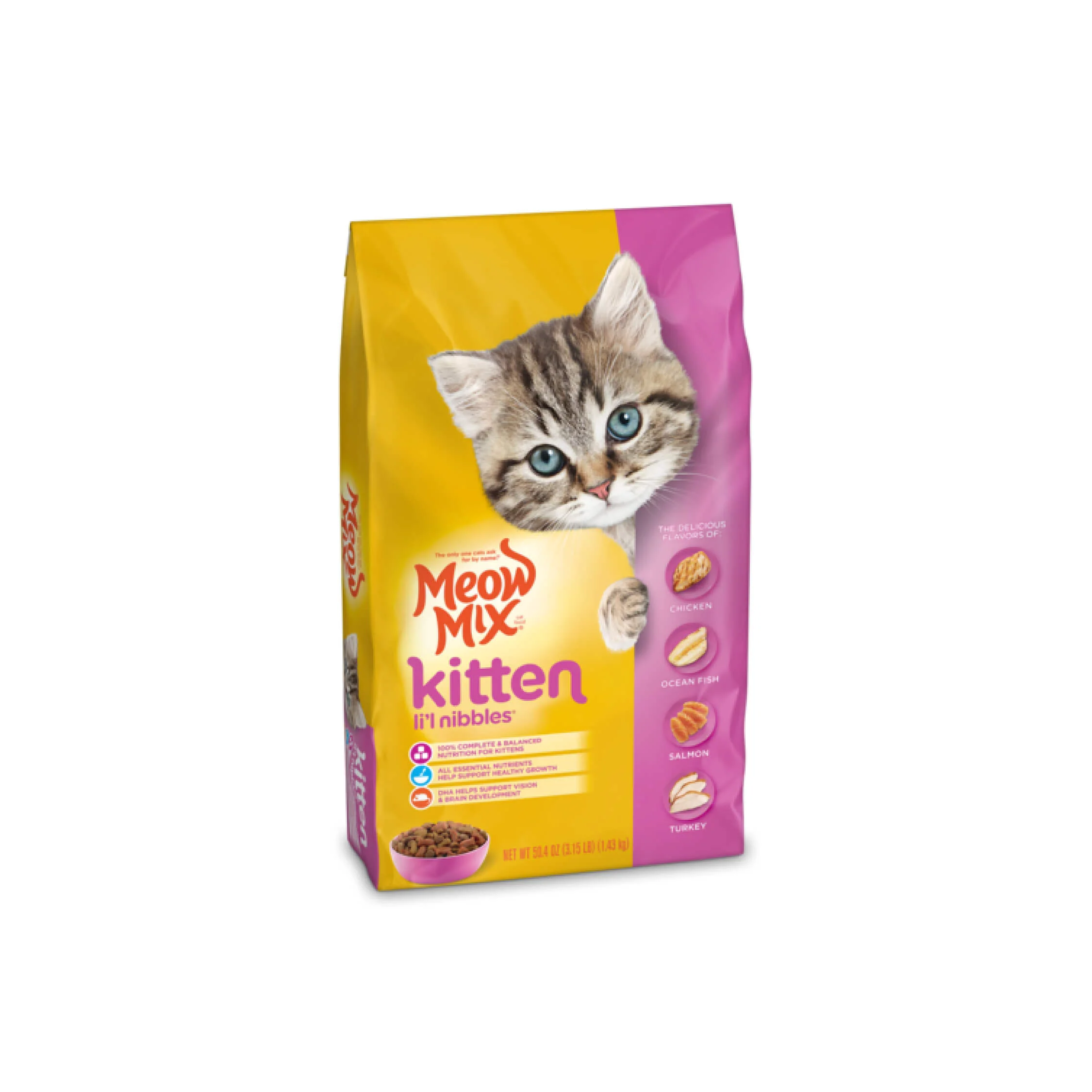 Meow Mix Kitten Li’L Nibbles Cat Food USA