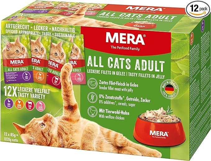 MERA Wet Food Multibox for Adult Cats Grain-Free – 85 GM