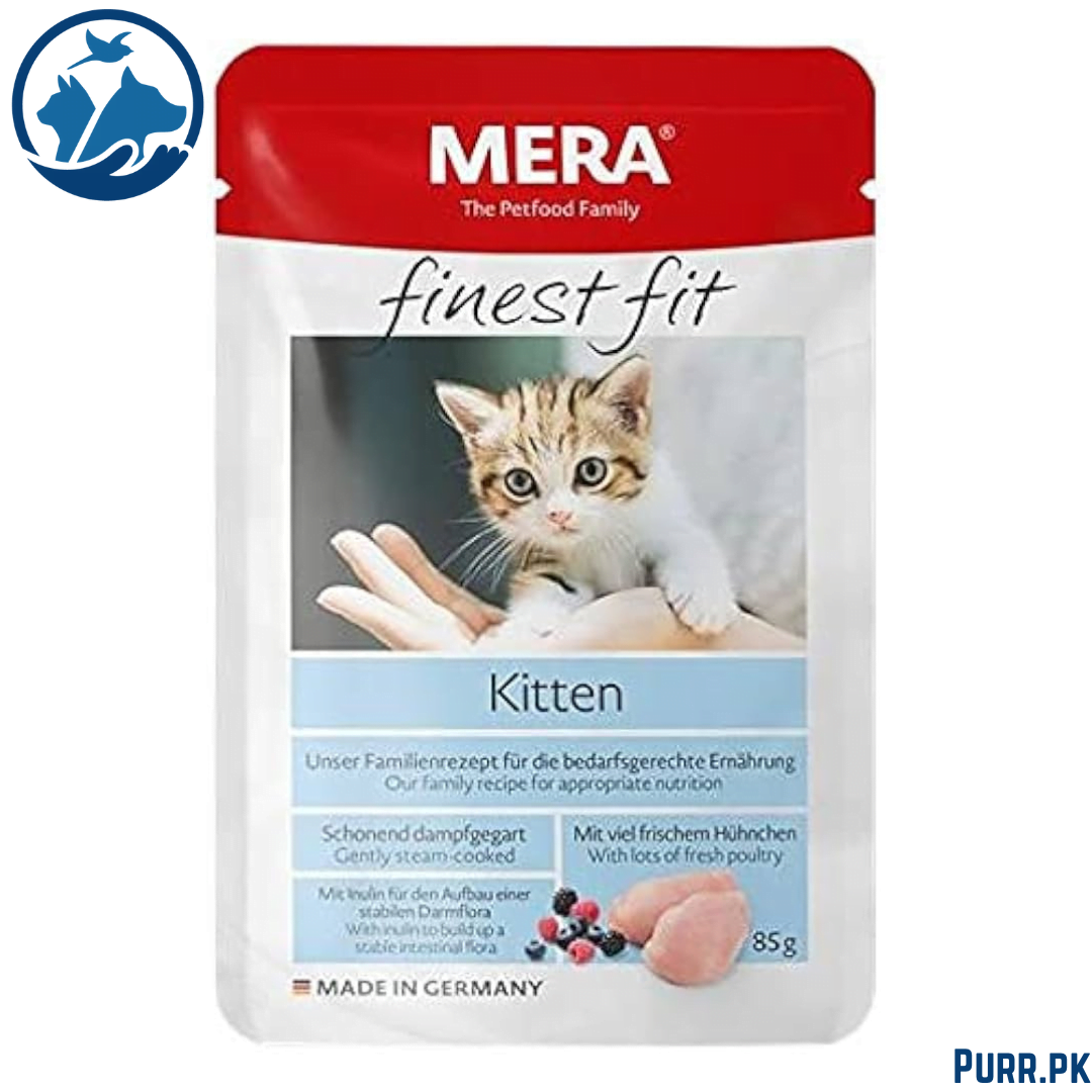 MERA Finest Fit Kitten (Wet Food Pouch) – 85 GM