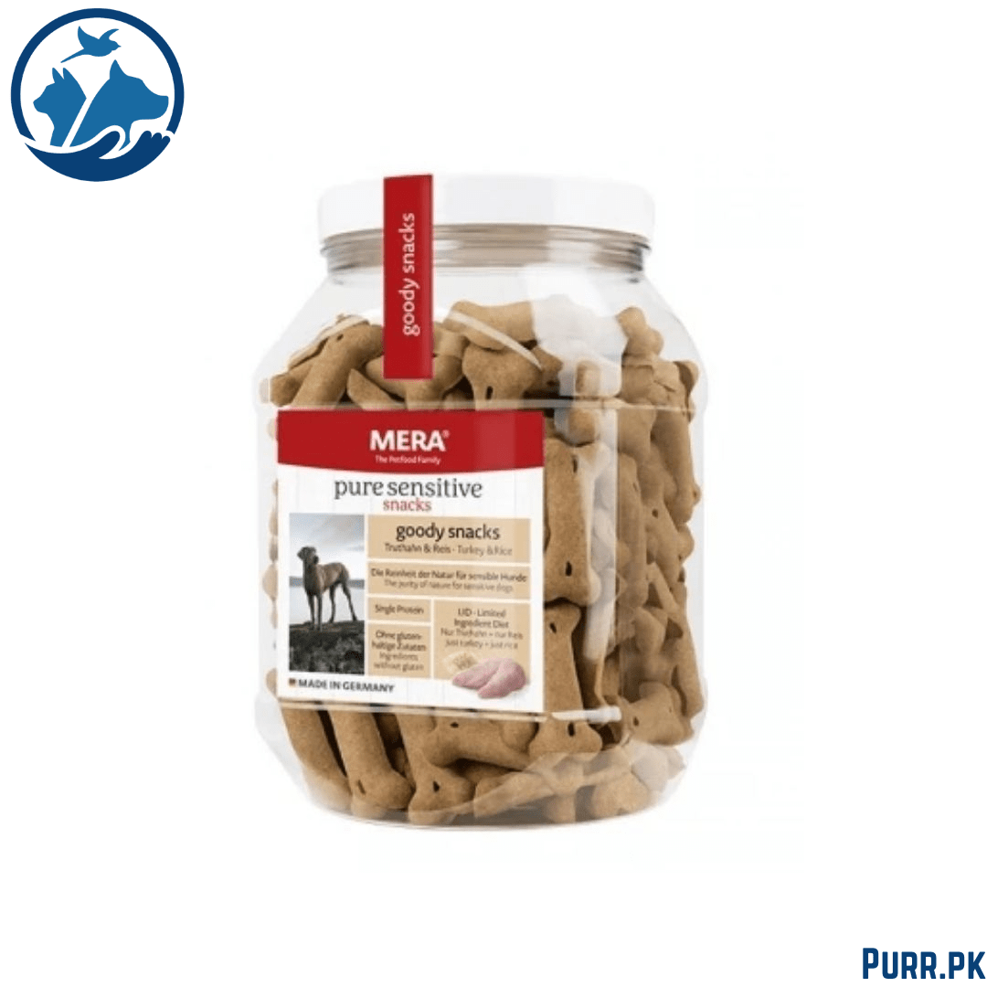 MERA Pure Goody Snacks – Turkey &amp; Rice Treats 600g