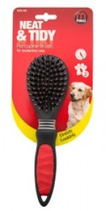 Porcupine Brush For Double/Thick Coat