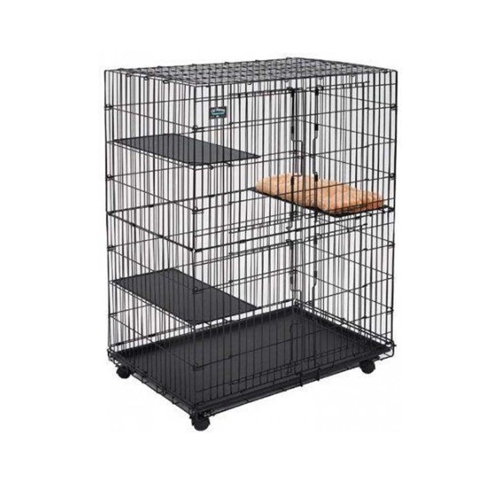 Midwest Collapsible Cat Cage - 91L x 59W x 128H cm