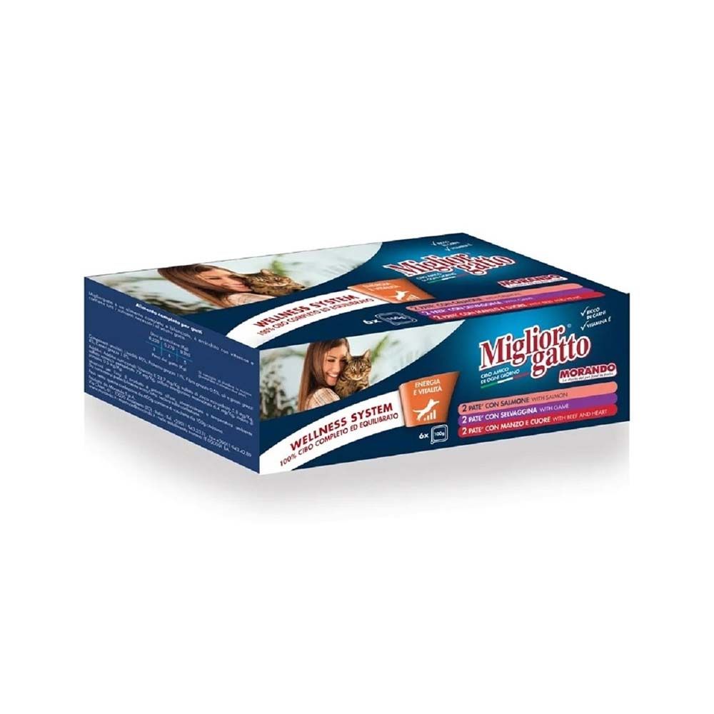 Miglior Multipack Wet Cat Food - 100 g x 6 pcs