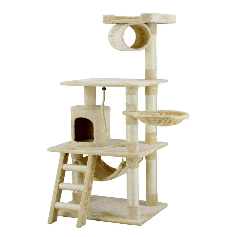 GO PETCLUB Mittens Cat Tree 62″