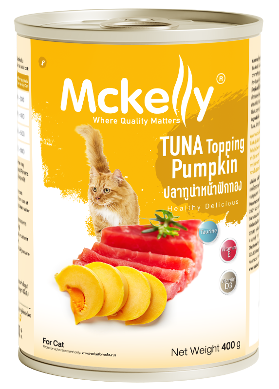 Mckelly Cat Food - Tuna topping Pumpkin (400 g)