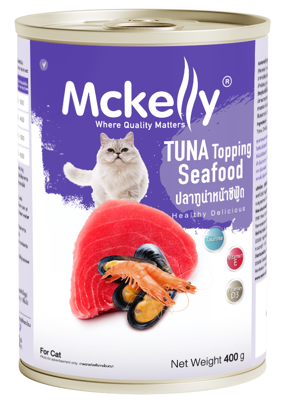 Mckelly Cat Food - Tuna topping Seafood (400 g)