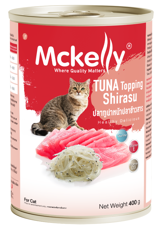 Mckelly Cat Food - Tuna topping Shirasu (400 g)