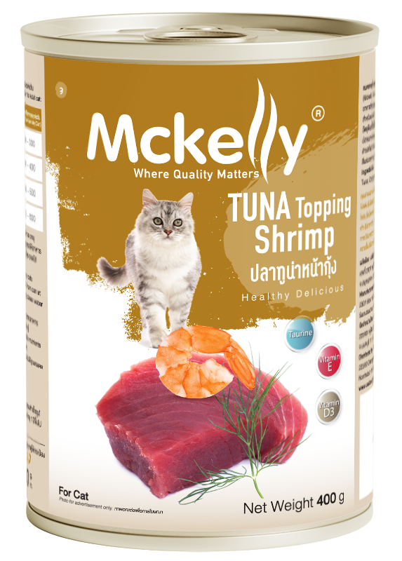 Mckelly Cat Food - Tuna topping Shrimp (400 g)