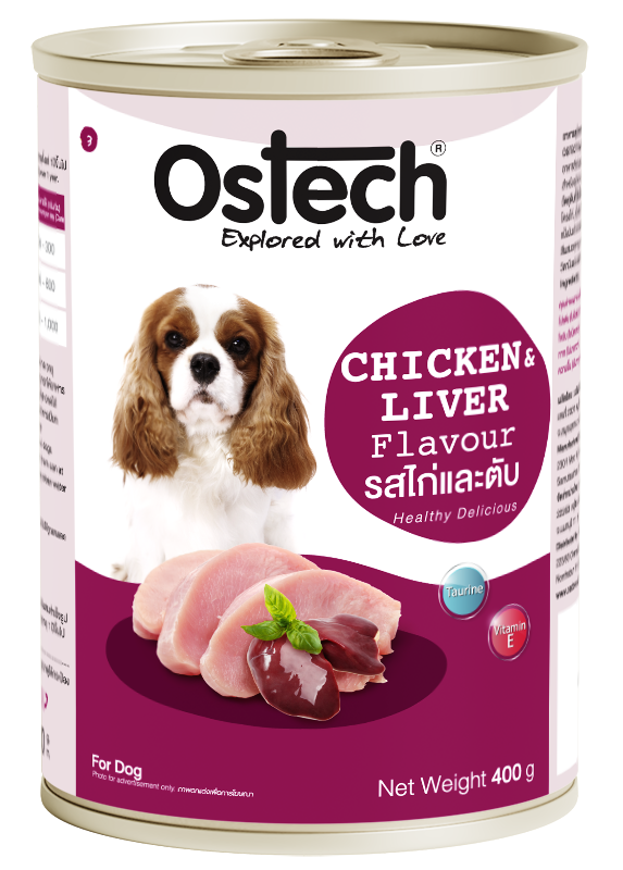 Ostech Dog Food - Chicken and Liver Flavour (400 g)
