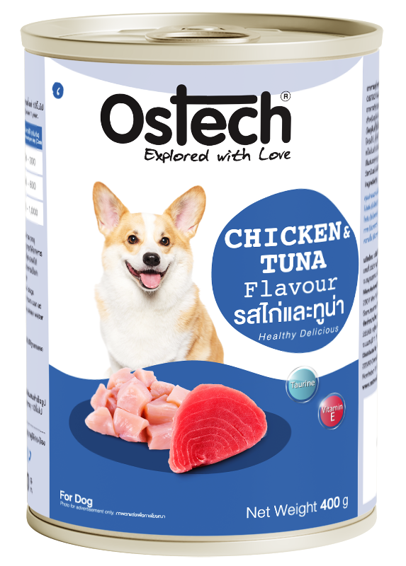 Ostech Dog Food - Chicken and Tuna Flavour (400 g)
