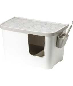Moderna Casetta Camelia Revolutionary Litter Box- Soft White, L 75.7 X W 45 X H 45 Cm