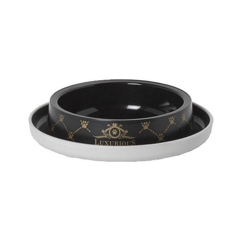 Moderna Luxurious Pets Trendy Dinner Cat Bow - Black