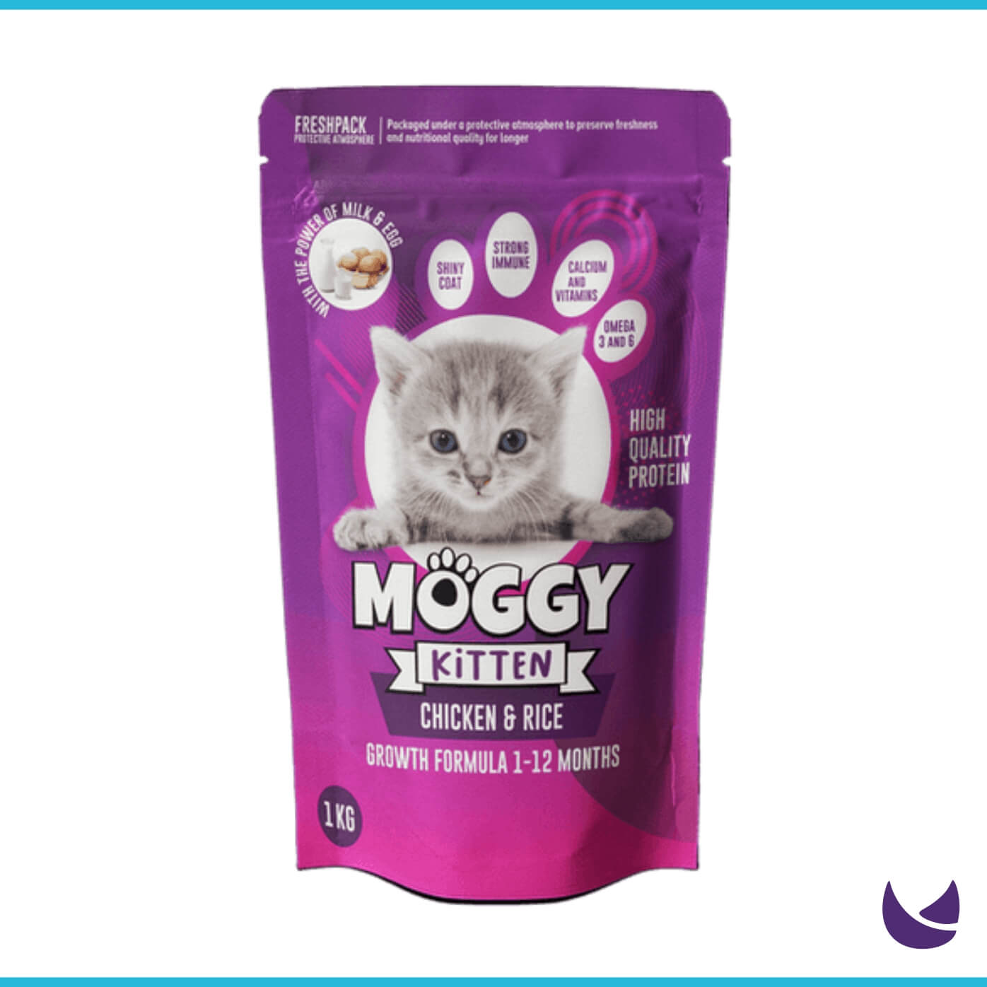 Moggy Kitten Food | Chicken and Rice (1KG)