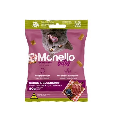 Monello Bites Cats Immunity-Crane & Blueberry (80g)