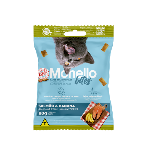 Monello Bites Healthy Skin And Coat-Salmon & Banana (80g)