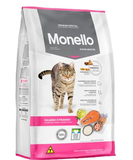 Monello Adult Cat Food – Salmon & Chicken Flavor
