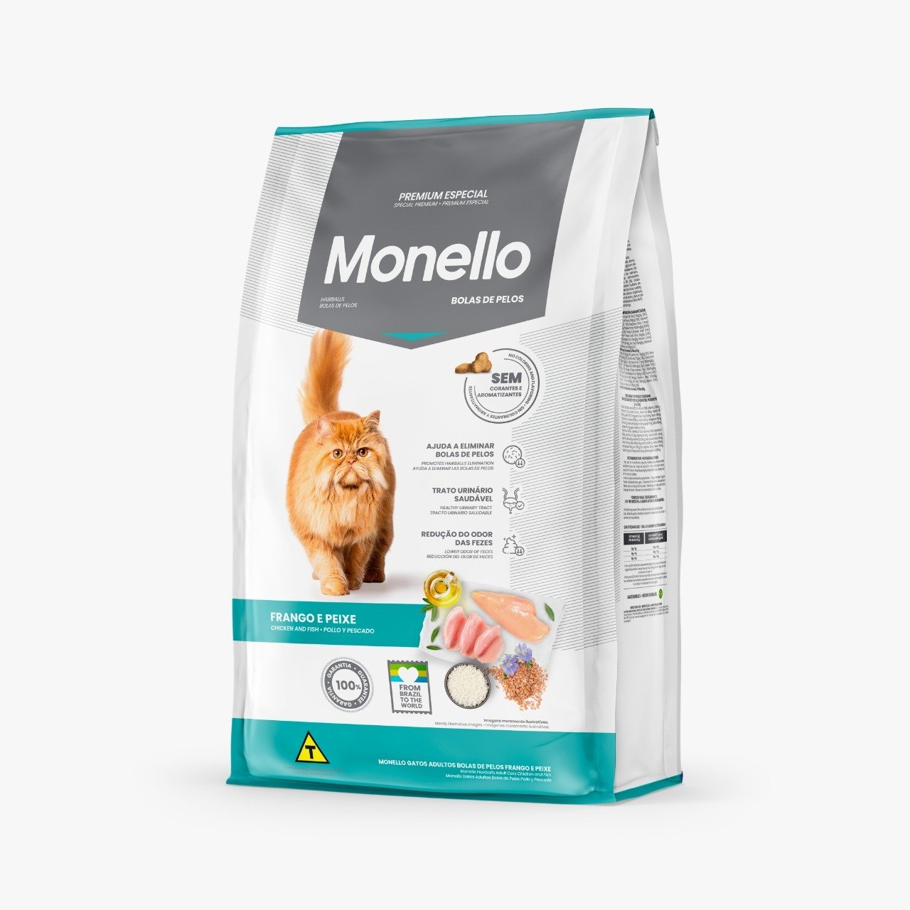 Monello Adult Cat Hairball ( Chicken and Fish Flavor) 1kg