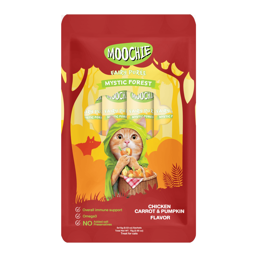 Moochie Mystic Forest Chicken, Carrot & Pumpkin Flavor Pouch -75g